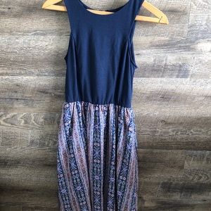 2/$15 4/$25 Xhilaration Blue Summer Floral Dress Size Small